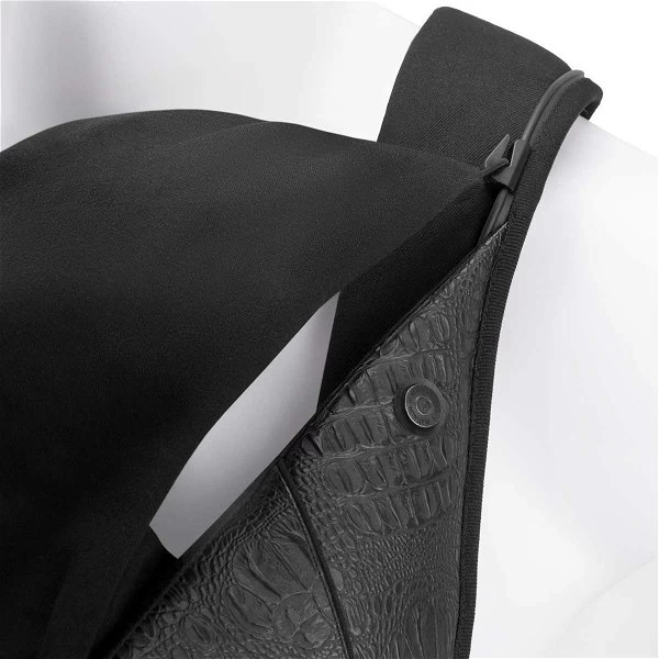 CYBEX Yema Tie Leather Babytrage Stardust Black 5 CYBEX Yema Tie Leather Babytrage Stardust Black – Bild 3