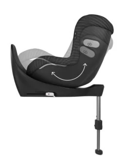 GB VAYA PLUS I-SIZE PLATINUM Lux Black | Black -Cybex Geschäft 40887 3 80969818 7
