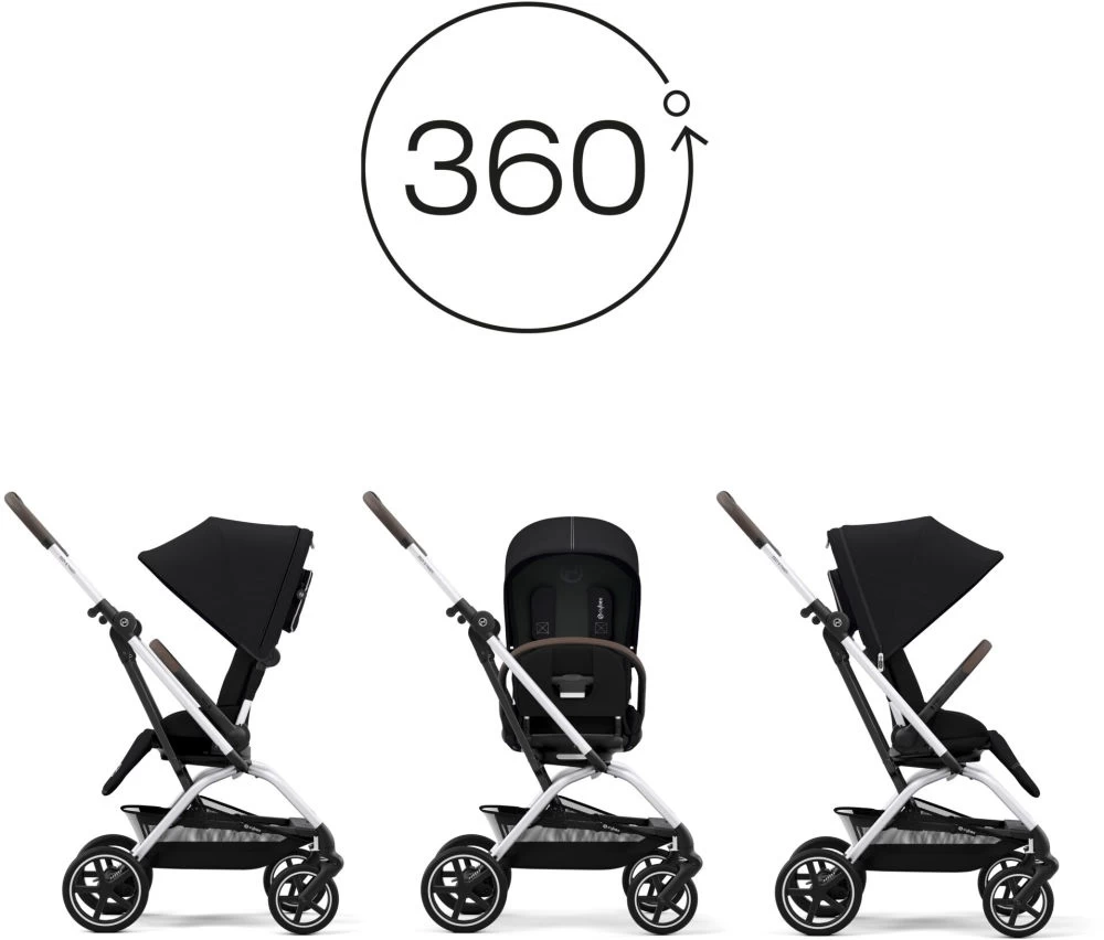 Cybex 2023 Buggy Eezy S Twist+ 2 SLV Moon Black 10 Cybex 2023 Buggy Eezy S Twist+ 2 SLV Moon Black – Bild 8
