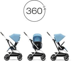 Cybex 2023 Buggy Eezy S Twist+ 2 SLV Beach Blue -Cybex Geschäft 57196 8 80970051 8