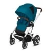 CYBEX Talos S LUX Sportwagen River Blue Gestell In Silver
