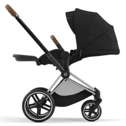 CYBEX PRIAM Kinderwagen Sepia Black New Generation Gestell Wählbar -Cybex Geschäft cyb 21 int excl us y270 priam luxseat chbr dpbl xxl canopy screen ultra hd 3 1