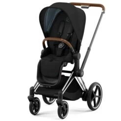 CYBEX E-PRIAM Kinderwagen Sepia Black Bundle New Generation Inkl. 8 Zubehörartikel -Cybex Geschäft cyb 21 int y045 e priam luxseat chbr dpbl screen ultra hd 1 1 1