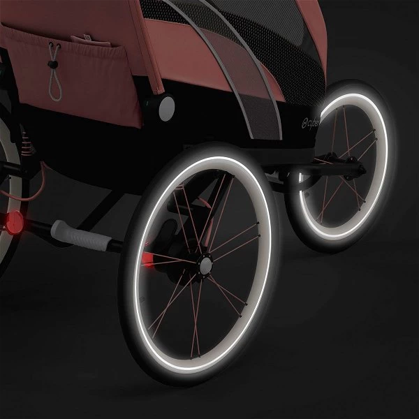 CYBEX ZENO Rahmen Light Beige Mit Orangen Details 6 CYBEX ZENO Rahmen Light Beige Mit Orangen Details – Bild 4