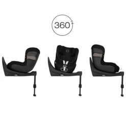 CYBEX Sirona S2 I-Size Moon Black Ab Geburt Bis 105 Cm (ca. 4 Jahre) -Cybex Geschäft cyb 22 eu combi sironas2 moob rotation screen hd