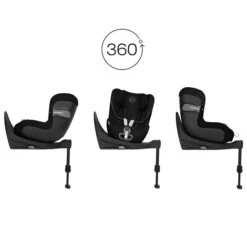 CYBEX Sirona SX2 I-Size Moon Black Ab Geburt Bis 105 Cm (ca. 4 Jahre) -Cybex Geschäft cyb 22 eu combi sironasx2 moob rotation screen hd