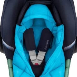 Cybex Snogga Mini 2 Beach Blue Fußsack -Cybex Geschäft cyb 22 eu x000 atons2 snoggamini2 ocbl bebl print medium