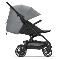 CYBEX Eezy S+2 Buggy Lava Grey Gestell In Black | Mit All-Terrain Rädern -Cybex Geschäft cyb 22 int excl us y270 eezys 2 blk lagr lieflat
