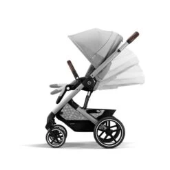 CYBEX Balios S LUX Kinderwagen & CYBEX Aton S2 I-Size Lava Grey Bundle -Cybex Geschäft cyb 22 int excl us y090 baliosslux slv lagr recline.tif screen hd 1 1