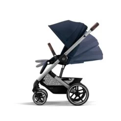 CYBEX Balios S LUX Kinderwagen + Cloud T I-Size Bundle Ocean Blue -Cybex Geschäft cyb 22 int excl us y090 baliosslux slv ocbl recline screen hd