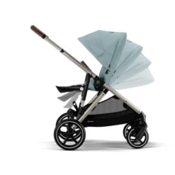 CYBEX Gazelle S Kinderwagen Sky Blue + Cloud T I-Size + Zubehör Bundle -Cybex Geschäft cyb 22 int excl us y270 gazelles tpe skbl rwf reclinesteps screen hd