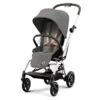 CYBEX Eezy S Twist+2 Buggy Lava Grey Gestell Silver | Mit All-Terrain Rädern -Cybex Geschäft cyb 22 int y045 eezystwist 2 slv lagr