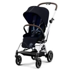 CYBEX Eezy S Twist+2 Buggy Ocean Blue Gestell Silver | Mit All-Terrain Rädern