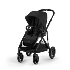 CYBEX Gazelle S Sportwagen Moon Black Gestell In Black | Der City-Shopper -Cybex Geschäft cyb 22 int y045 gazelle blk moob