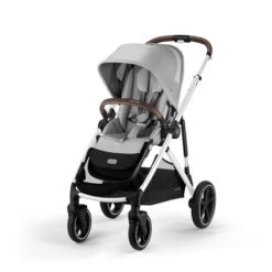 CYBEX Gazelle S Kinderwagen Lava Grey + Cloud T I-Size + Zubehör Bundle -Cybex Geschäft cyb 22 int y045 gazelle slv lagr screen hd