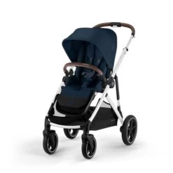 CYBEX Gazelle S Sportwagen Ocean Blue Gestell In Silver | Der City-Shopper -Cybex Geschäft cyb 22 int y045 gazelle slv ocbl