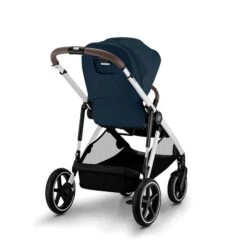 CYBEX Gazelle S Sportwagen Ocean Blue Gestell In Silver | Der City-Shopper -Cybex Geschäft cyb 22 int y225 gazelles slv ocbl