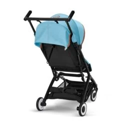CYBEX Libelle Buggy Beach Blue Gestell Black | Einfach Faltbar -Cybex Geschäft cyb 22 int y225 libelle blk bebl 1