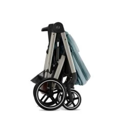 CYBEX Balios S LUX Kinderwagen + Cloud T I-Size Bundle Sky Blue -Cybex Geschäft cyb 22 int y270 baliosslux tpe skbl folded selfstanding screen hd