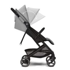 CYBEX Beezy Buggy Lava Grey - Gestell Black -Cybex Geschäft cyb 22 int y270 beezy blk lagr canopy steps