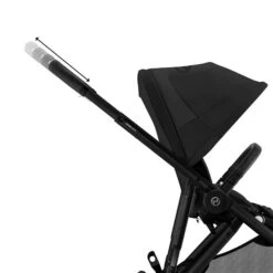 CYBEX Gazelle S Kinderwagen Moon Black + Cloud T I-Size + Zubehör Bundle -Cybex Geschäft cyb 22 int y270 gazelles blk moob adjustable handlebar 1