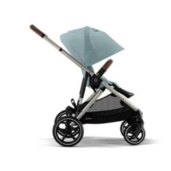 CYBEX Gazelle S Sportwagen Sky Blue Gestell In Taupe | Der City-Shopper -Cybex Geschäft cyb 22 int y270 gazelles tpe skbl canopy open