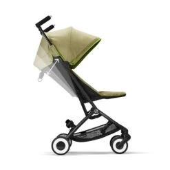 CYBEX Libelle Buggy Nature Green Gestell Black | Einfach Faltbar -Cybex Geschäft cyb 22 int y270 libelle blk nagr recline steps