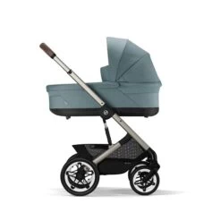 CYBEX Talos S LUX Kinderwagen Bundle Sky Blue Gestell In Taupe -Cybex Geschäft cyb 22 int y270 talosslux cotslux tpe skbl screen hd