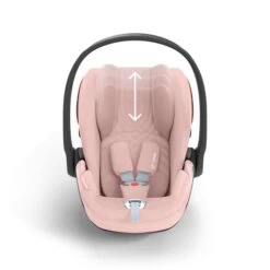 CYBEX Cloud T I-Size Plus Peach Pink Babyschale -Cybex Geschäft cyb 23 eu y000 cloudt pcpi plus headrest print medium