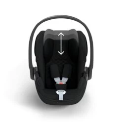 CYBEX Cloud T I-Size Plus Sepia Black Babyschale -Cybex Geschäft cyb 23 eu y000 cloudt sebl plus headrest print medium