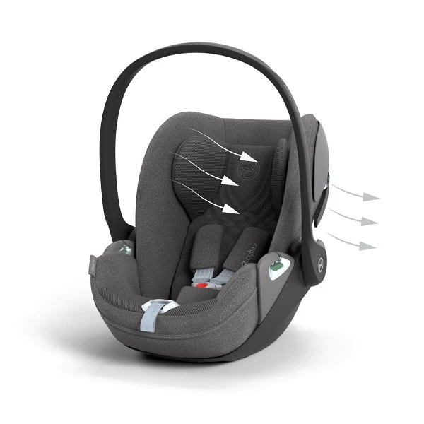 CYBEX Cloud T I-Size Plus Mirage Grey Babyschale 8 CYBEX Cloud T I-Size Plus Mirage Grey Babyschale – Bild 6