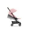 CYBEX Coya Chrome Dark Brown Peach Pink -Cybex Geschäft cyb 23 int excl us y270 coya pcpi chbr recline steps