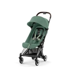 CYBEX Coya Chrome Dark Brown Leaf Green -Cybex Geschäft cyb 23 int y045 coya legr chbr withoutinlay