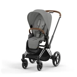 CYBEX PRIAM Kinderwagen Mirage Grey Bundle New Generation Inkl. 7 Zubehörartikel -Cybex Geschäft cyb 23 int y045 priam chbr migr print medium