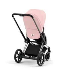 CYBEX E-PRIAM Kinderwagen Peach Pink Gestell Wählbar New Generation -Cybex Geschäft cyb 23 int y225 e priam chbh pcpi print medium 1