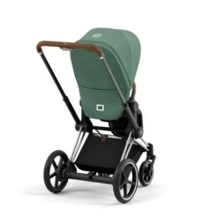 CYBEX E-PRIAM Sportwagen Leaf Green Gestell Wählbar New Generation -Cybex Geschäft cyb 23 int y225 e priam chbr legr print medium