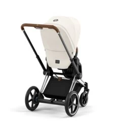 CYBEX E-PRIAM Kinderwagen Off White Gestell Wählbar New Generation -Cybex Geschäft cyb 23 int y225 e priam chbr ofwh print medium 1