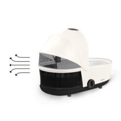 CYBEX MIOS LUX Babywanne Off White New Generation -Cybex Geschäft cyb 23 int y225 mios cot ofwh airventilation print medium