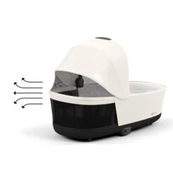 CYBEX PRIAM/e-PRIAM LUX Babywanne Off White New Generation -Cybex Geschäft cyb 23 int y225 priam cot ofwh airventilation print medium