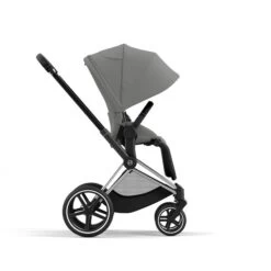 CYBEX PRIAM Sportwagen Mirage Grey New Generation Gestell Wählbar -Cybex Geschäft cyb 23 int y270 priam chbh migr canopy print medium