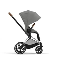 CYBEX PRIAM Kinderwagen Mirage Grey Bundle New Generation Inkl. 7 Zubehörartikel -Cybex Geschäft cyb 23 int y270 priam chbr migr canopy print medium