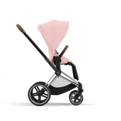 CYBEX PRIAM Sportwagen Peach Pink New Generation Gestell Wählbar -Cybex Geschäft cyb 23 int y270 priam chbr pcpi print medium