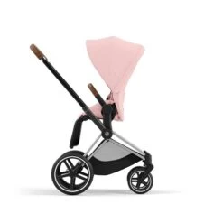 CYBEX PRIAM Sportwagen Peach Pink New Generation Gestell Wählbar -Cybex Geschäft cyb 23 int y270 priam chbr pcpi rwf print medium