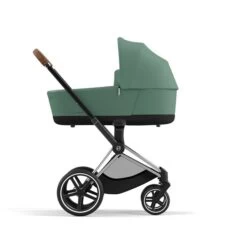 CYBEX PRIAM Kinderwagen Leaf Green New Generation Gestell Wählbar -Cybex Geschäft cyb 23 int y270 priam cot chbr legr print medium