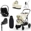 CYBEX Gazelle S Kinderwagen Seashell Beige + Cloud T I-Size + Zubehör Bundle -Cybex Geschäft cybex gazelle bundle 1002450893