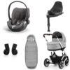 CYBEX Talos S LUX Kinderwagen Bundle Lava Grey Gestell In Silver -Cybex Geschäft cybex talos bundle 1002450900