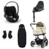 CYBEX Talos S LUX Kinderwagen Bundle Seashell Beige Gestell In Taupe -Cybex Geschäft cybex talos bundle 1002450903