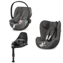 CYBEX Z2 Kindersitz Soho Grey Bundle 3-in-1