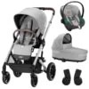 CYBEX Balios S LUX Kinderwagen & CYBEX Aton S2 I-Size Lava Grey Bundle