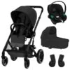 CYBEX Balios S LUX Kinderwagen & CYBEX Aton S2 I-Size Moon Black Bundle 1 CYBEX Balios S LUX Kinderwagen & CYBEX Aton S2 I-Size Moon Black Bundle -Cybex Geschäft cybex balios s lux cot s lux aton s2 i size adapter moon black bundle